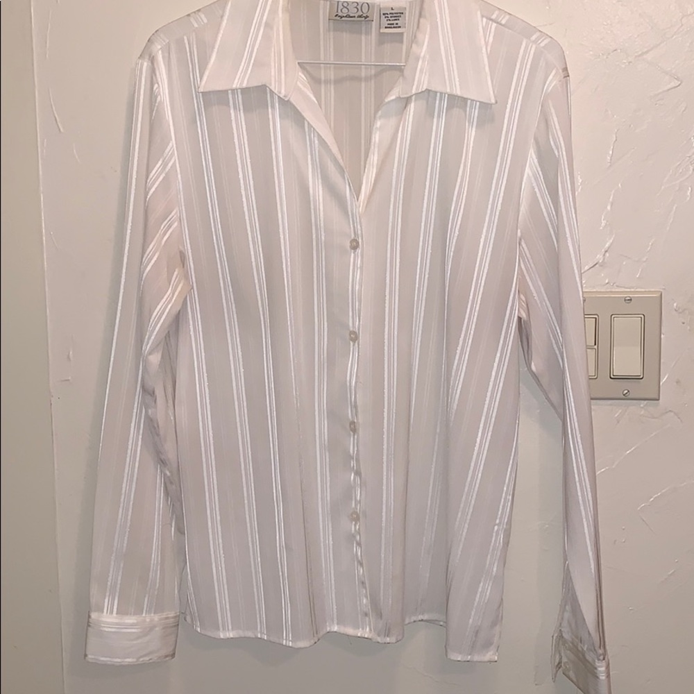 White striped button down by 1830